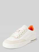 Calvin Klein Jeans Sneaker mit Label-Print in Offwhite, Größe 44