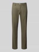 Tom Tailor Relaxed Fit Chino aus Leinen-Baumwoll-Mix in Oliv, Größe 30...