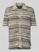 Marc O'Polo Regular Fit Strickjacke aus Baumwoll-Mix mit Leinen-Anteil...