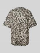 Marc O'Polo Loose Fit Kurzarmbluse aus reiner Baumwolle mit Raffungen ...