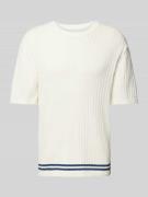 Scotch & Soda T-Shirt in Strick-Optik in Offwhite, Größe XL