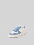 Copenhagen Sneaker mit Label-Print in Hellblau Melange, Größe 40