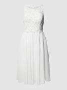 Laona Brautkleid mit Zierbesatz in Offwhite, Größe 32