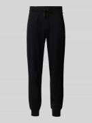 BOSS Sweatpants mit Label-Stitching Modell 'Mix&Match' in Black, Größe...