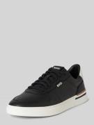 BOSS Low Top Sneaker aus Leder mit Schnürung in Black, Größe 42