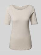 Marc O'Polo T-Shirt in unifarbenem Design mit Rundhalsausschnitt in Be...