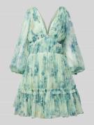 LACE & BEADS Cocktailkleid im Stufen-Look in Gruen, Größe XXS