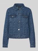 ARMANI EXCHANGE Jeansjacke mit Brustpattentaschen in Blau, Größe L