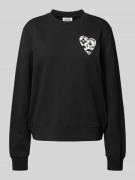 Scotch & Soda Sweatshirt mit Motiv- und Label-Print in Black, Größe M
