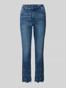s.Oliver RED LABEL Slim Fit Jeans aus Baumwoll-Mix mit Schmucksteinen ...