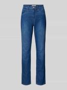 Brax Straight Fit Jeans mit 5-Pocket-Design Modell 'Carola' in Blau, G...