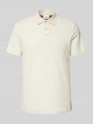 s.Oliver RED LABEL Regular Fit Poloshirt aus Baumwoll-Mix in Sand, Grö...