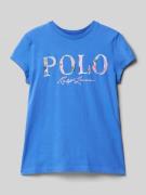 Polo Ralph Lauren Teens T-Shirt mit Logo-Detail und Rundhalsausschnitt...