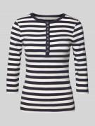 Christian Berg Woman Longsleeve mit 3/4-Ärmel in Dunkelblau, Größe L