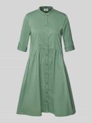 ROBE LÉGÈRE Knielanges Kleid mit Stehkragen in Lind, Größe 46