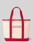 Tommy Hilfiger Strandtasche aus Baumwolle in Rot, Größe 1
