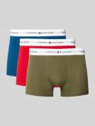 Tommy Hilfiger Trunks aus Baumwoll-Mix im 3er-Pack in Rot, Größe S