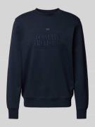 Tommy Hilfiger Regular Fit Sweatshirt aus reiner Baumwolle in Marine, ...