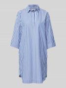 0039 Italy Knielanges Kleid mit 3/4-Ärmel Modell 'DERRY' in Royal, Grö...