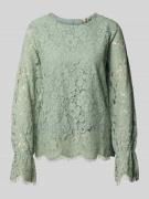 YAS Regular Fit Blusenshirt mit Fransen Modell 'PERLA' in Mint, Größe ...