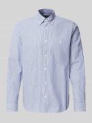 Marc O'Polo Regular Fit Freizeithemd aus Baumwoll-Popeline in Blau, Gr...