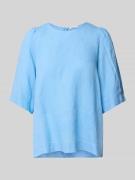 Seidensticker Regular Fit Leinenblusenshirt mit 1/2-Arm in Hellblau, G...