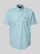 Lerros Regular Fit Freizeithemd mit Label-Stitching in Tuerkis, Größe ...