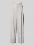 Daydream Wide Leg Stoffhose mit Bundfalten Modell 'Washington' in Offw...