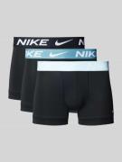 Nike Dri-Fit Trunks mit elastischem Label-Bund im 3er-Pack in Black, G...