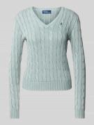 Polo Ralph Lauren Strickpullover mit V-Ausschnitt Modell 'KIMBERLY' in...