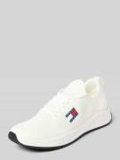 Tommy Jeans Low Top Sneaker aus Strick in Weiss, Größe 41
