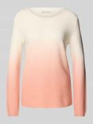 Tom Tailor Regular Fit Strickpullover mit Farbverlauf in Pink, Größe L