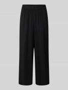 s.Oliver RED LABEL Loose Fit Culotte aus Viskose-Mix in BLACK, Größe 4...