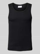 Les Deux Tanktop in Ripp-Optik Modell 'Arthur' in Black, Größe L