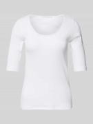 Lanius T-Shirt mit Rundhalsausschnitt in Weiss, Größe 42