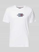 Tommy Hilfiger Regular Fit T-Shirt aus reiner Baumwolle in Weiss, Größ...