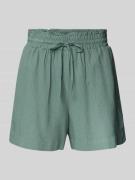Vero Moda Loose Fit Shorts aus Viskose-Leinen-Mix Modell 'MYMILO' in L...