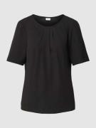 s.Oliver BLACK LABEL Blusenshirt mit Raffungen in Black, Größe 40