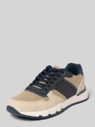 Tom Tailor Low Top Sneaker mit Wildleder-Optik-Details in Beige, Größe...
