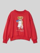 Polo Ralph Lauren Teens Sweatshirt mit Polo Bear Print in Rot, Größe L