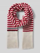Tommy Hilfiger Schal mit Streifen in Rot, Größe 1