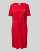 Tommy Hilfiger Oversized Freizeitkleid aus reiner Baumwolle in Rot, Gr...