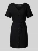 Vero Moda Loose Fit Minikleid aus Viskose-Leinen-Mix Modell 'MYMILO' i...