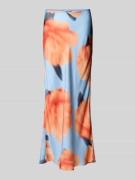 mbyM Maxirock aus Viskose mit Gehschlitz Modell 'Aninda' in Orange, Gr...
