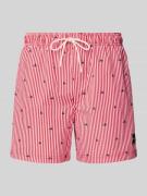 Jack & Jones Regular Fit Badeshorts mit Label-Patch Modell 'STMAUI' in...
