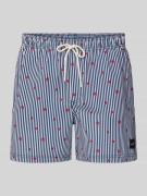 Jack & Jones Regular Fit Badeshorts mit Label-Patch Modell 'STMAUI' in...