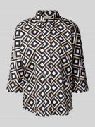Christian Berg Woman Regular Fit Hemdbluse mit 3/4-Arm in Black, Größe...
