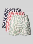 POCKIES Boxershorts mit Label-Detail im 3er-Pack in BLACK, Größe S
