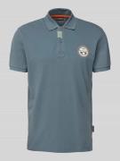 Napapijri Regular Fit Poloshirt mit Label-Stitching Modell 'CLANIS' in...