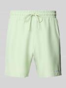 Pegador Badehose mit Label-Stitching in Gruen, Größe M